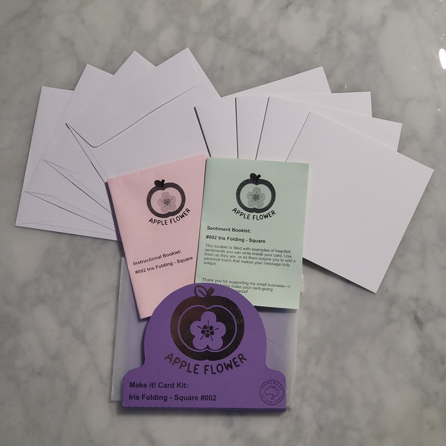 Make it! Card Kit | #002 Iris Folding - Square | Greeting Card Kit