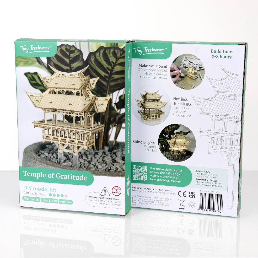 Laser Cut Model | Tiny Treehouses | Temple of Gratitude