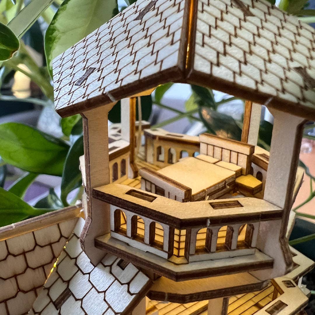 Laser Cut Model | Tiny Treehouses | Forest Cottage