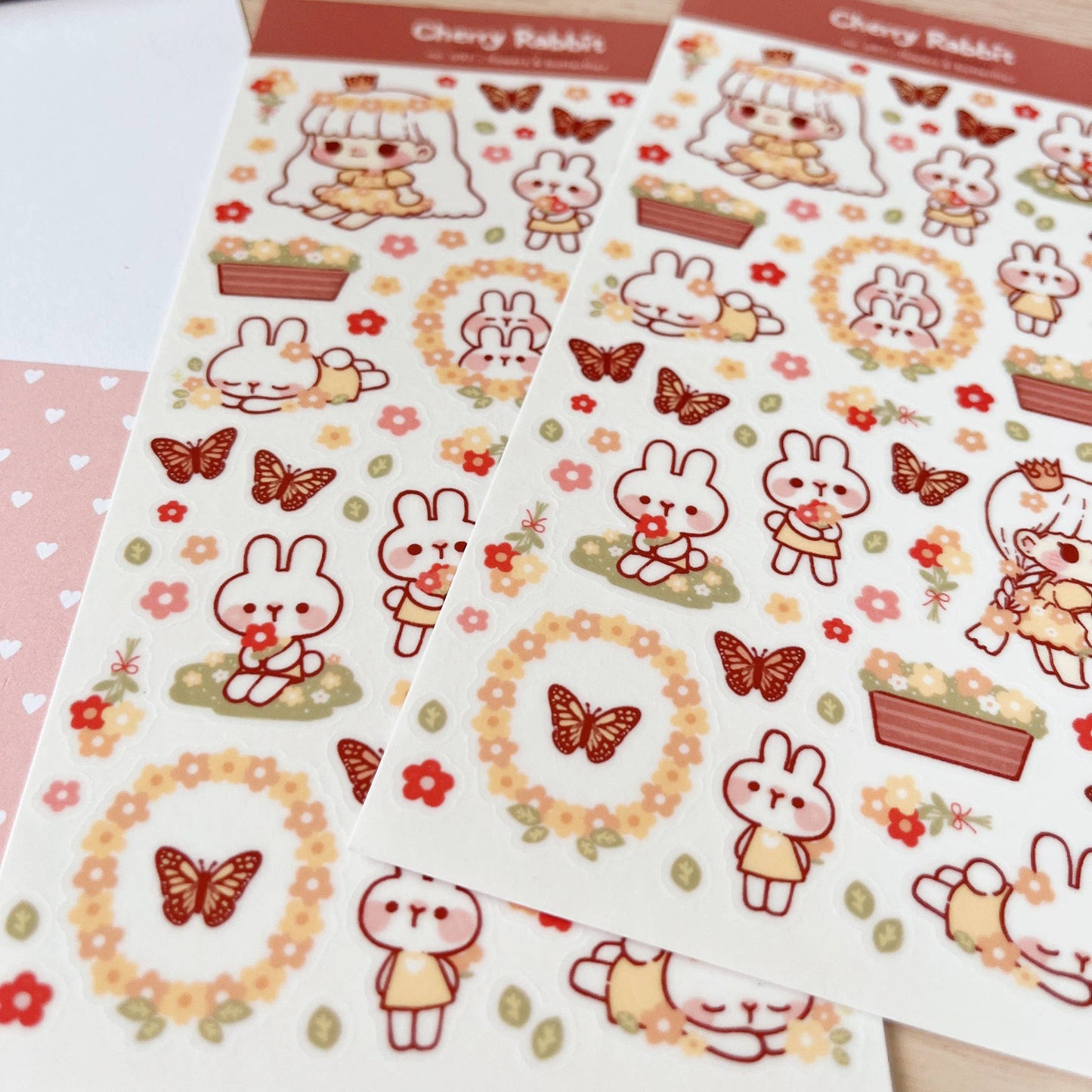 Flowers & Butterflies Sticker Sheet