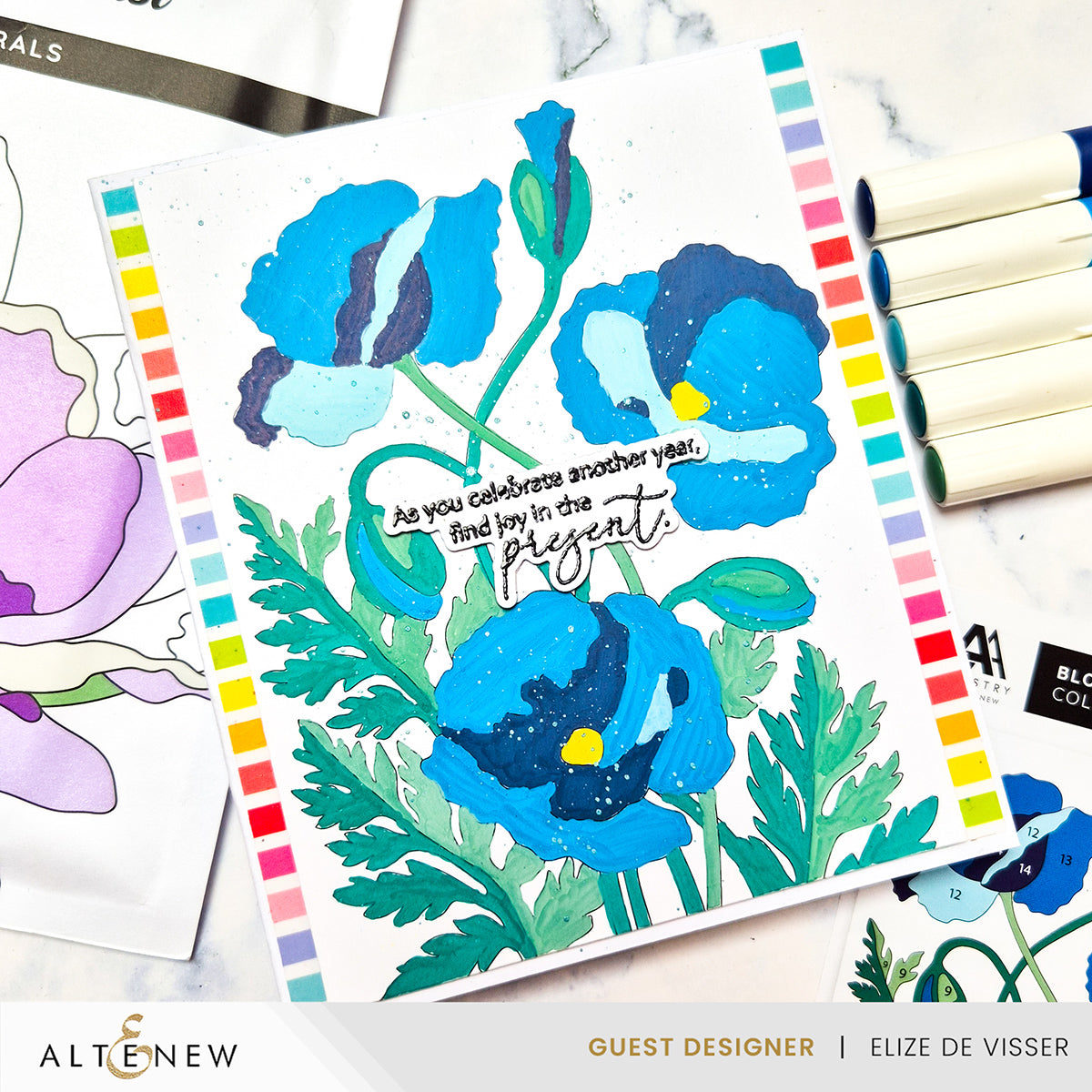 Altenew | Paint-by-Number: Instant Artist - Blossoming Florals (12 Sheets)