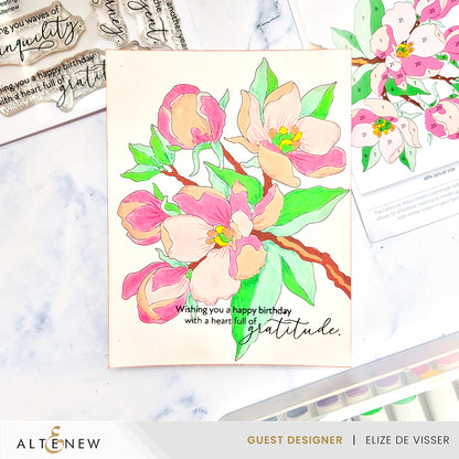 Altenew | Paint-by-Number: Instant Artist - Artistic Blooms (4 Sheets)