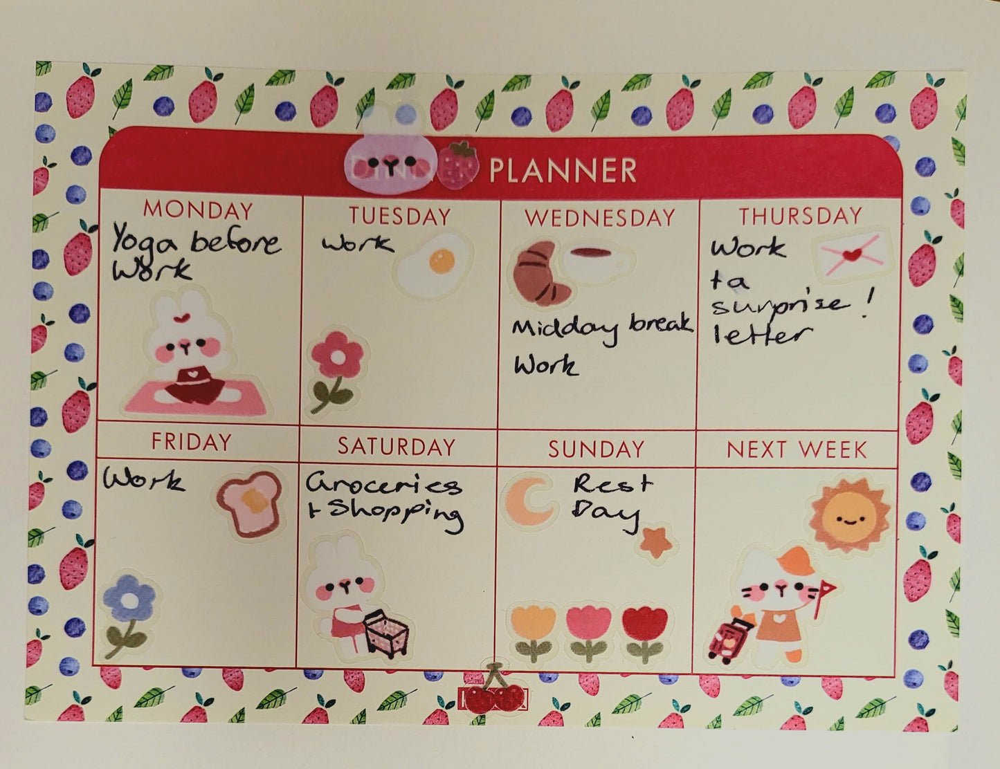 Daily Planner Sticker Sheet