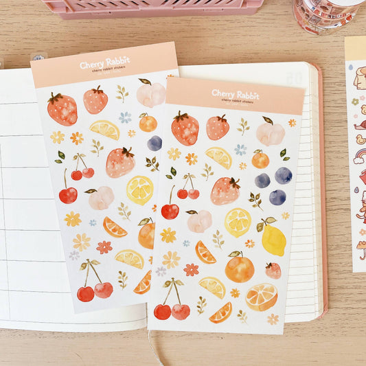 Fruits Sticker Sheet