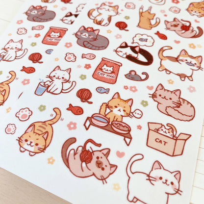 Cat Party Sticker Sheet