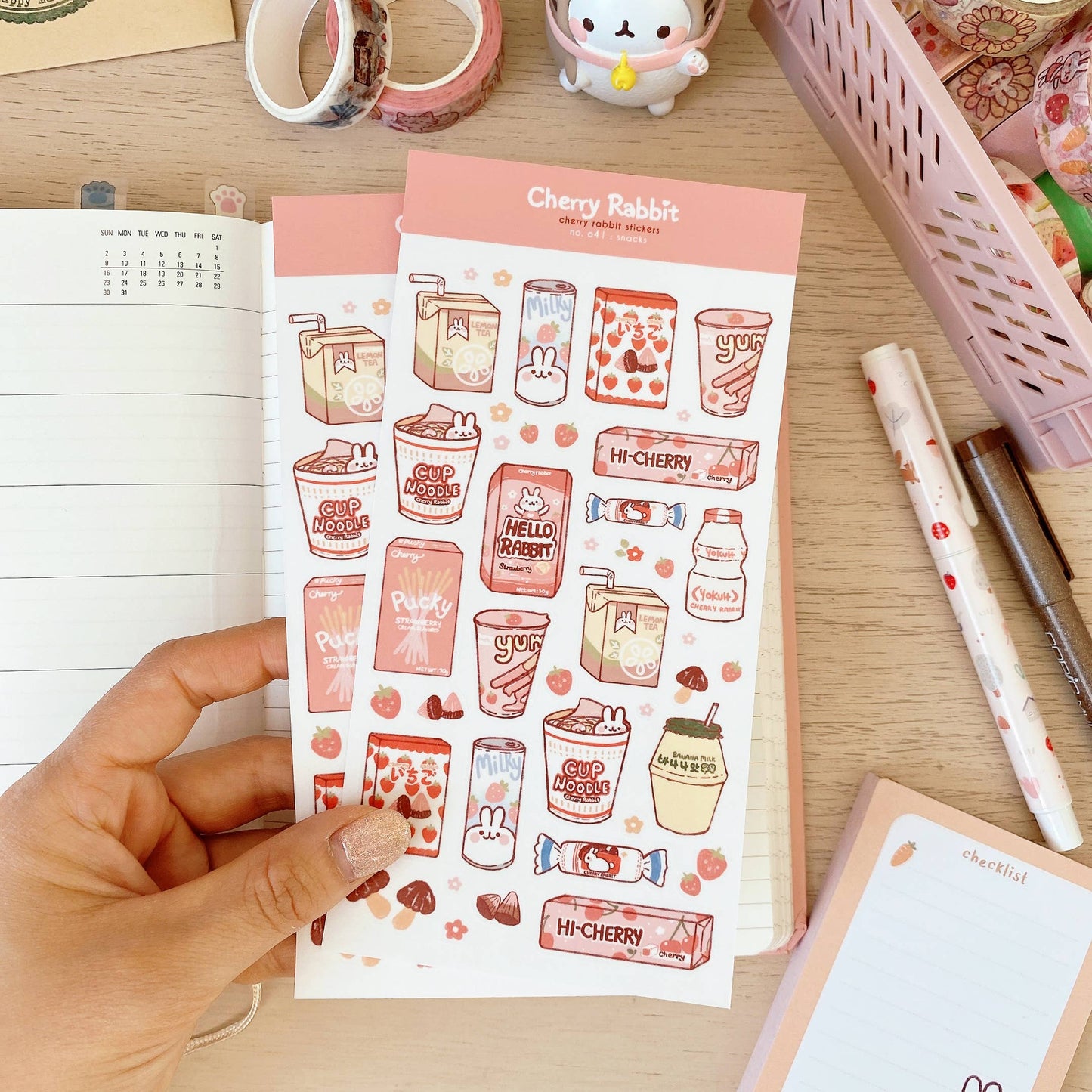 Snacks Sticker Sheet