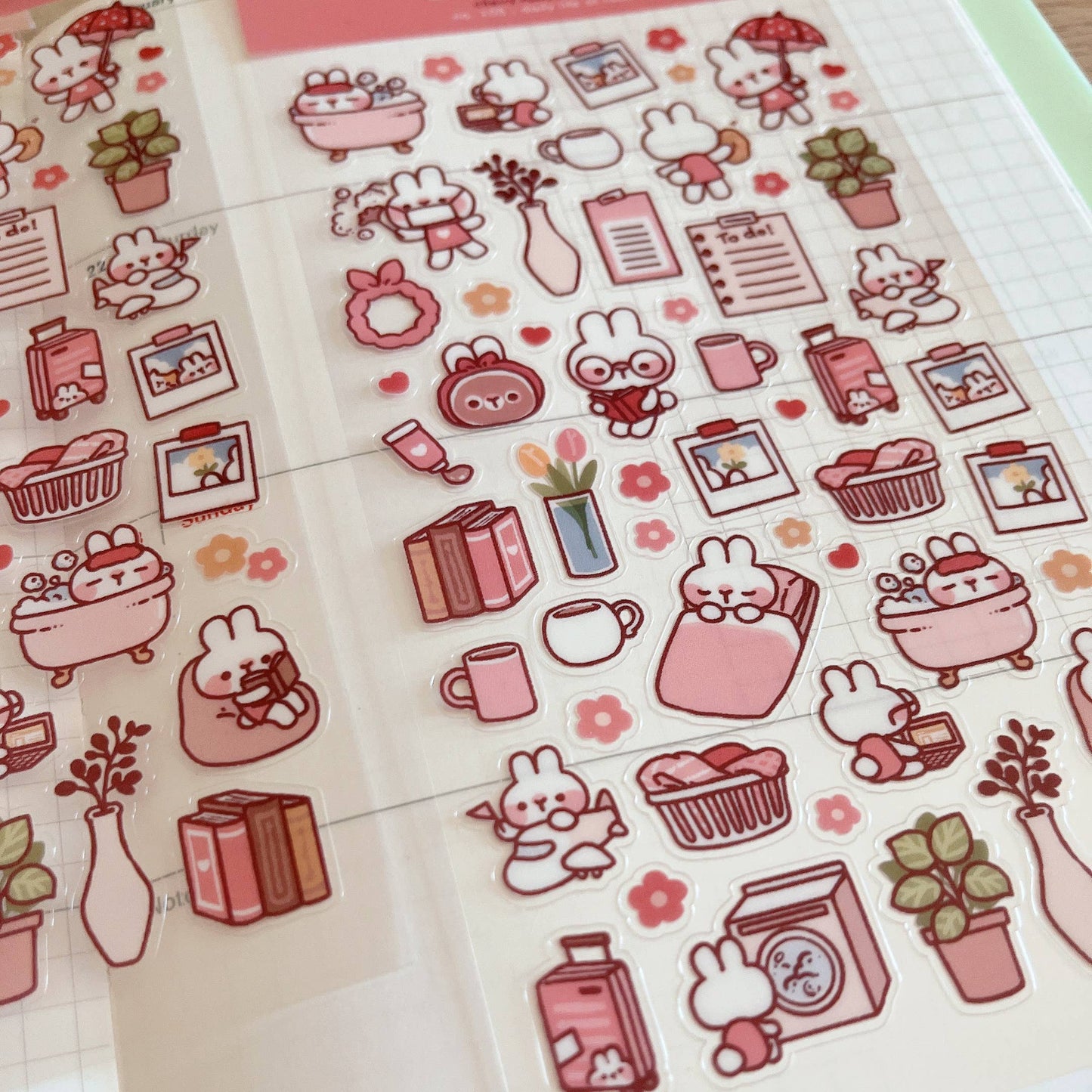 Daily Life of Rabbit Sticker Sheet