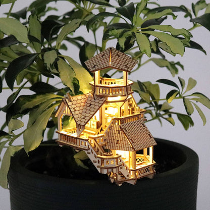 Laser Cut Model | Tiny Treehouses | Forest Cottage