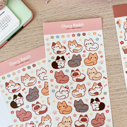 Cat Loaf Sticker Sheet