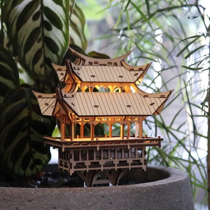 Laser Cut Model | Tiny Treehouses | Temple of Gratitude