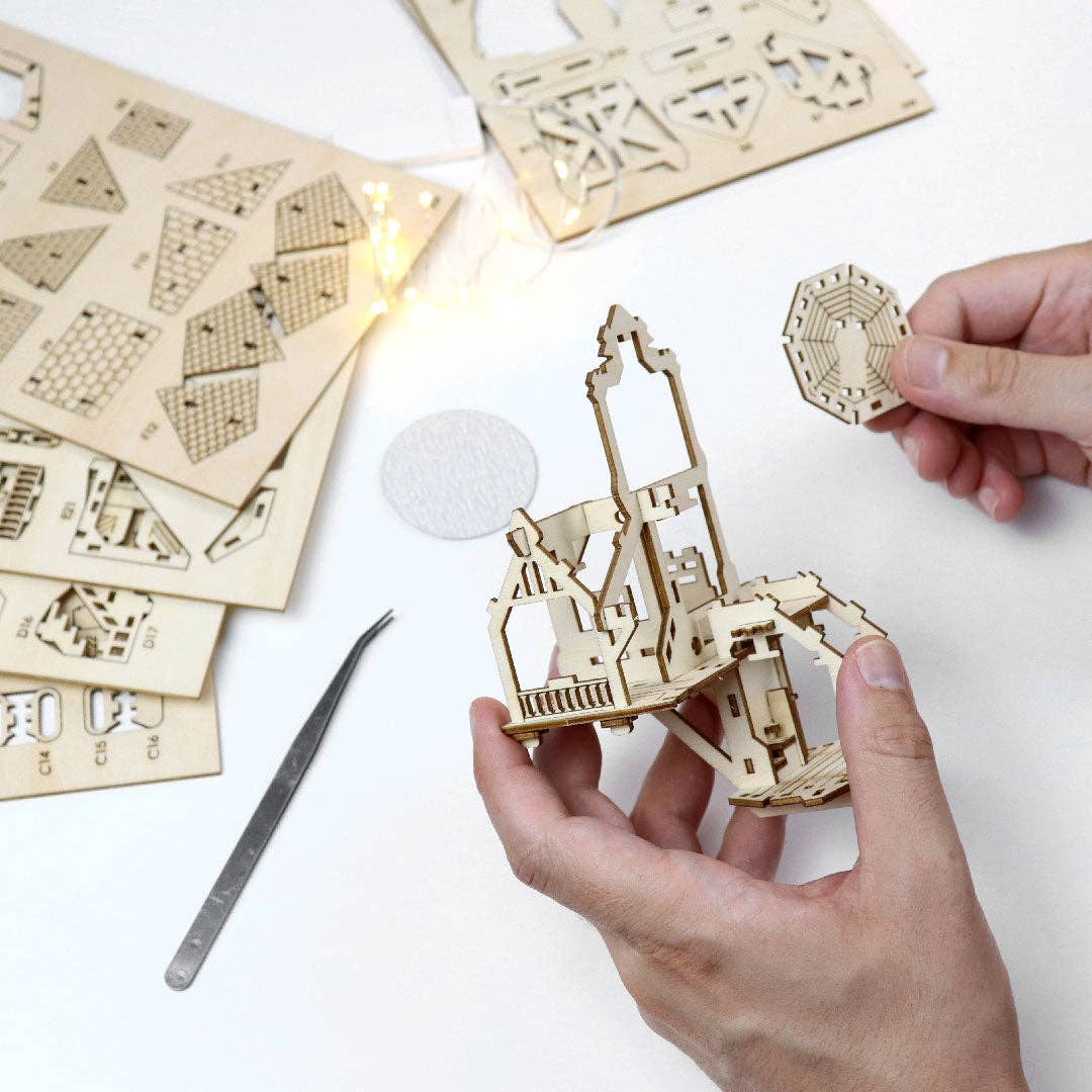 Laser Cut Model | Tiny Treehouses | Forest Cottage