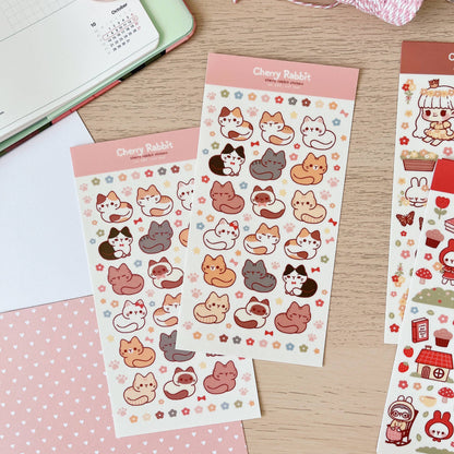 Cat Loaf Sticker Sheet