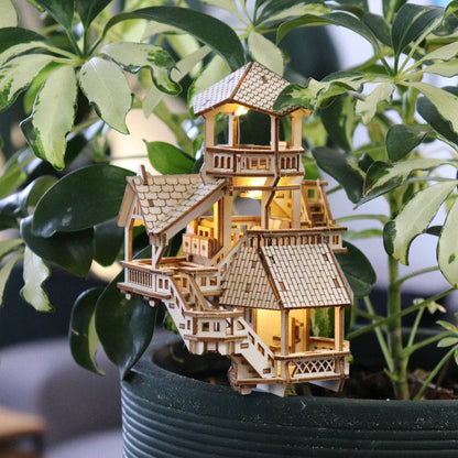 Laser Cut Model | Tiny Treehouses | Forest Cottage