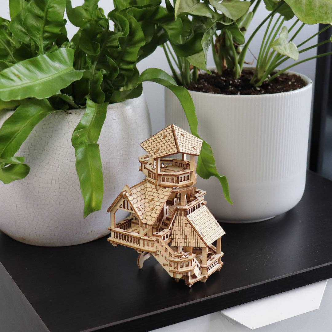 Laser Cut Model | Tiny Treehouses | Forest Cottage