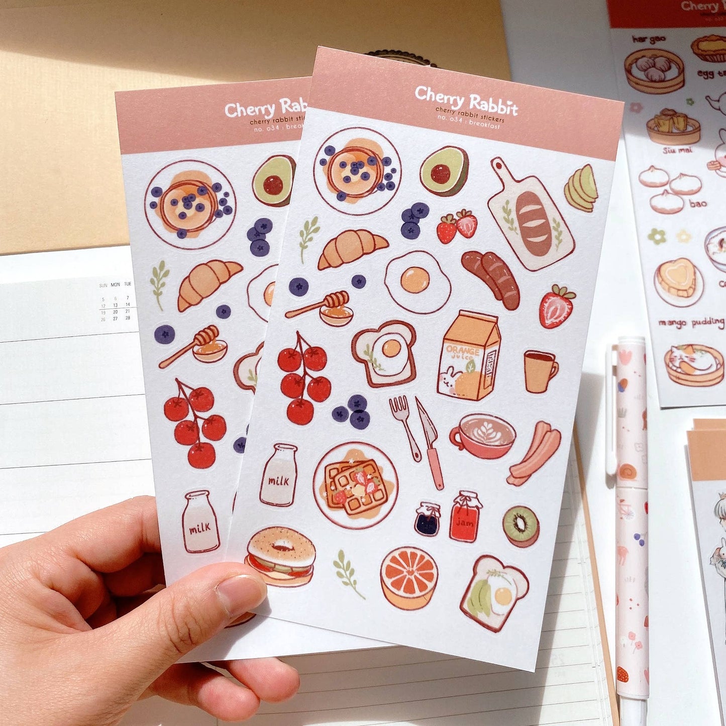 Breakfast Sticker Sheet