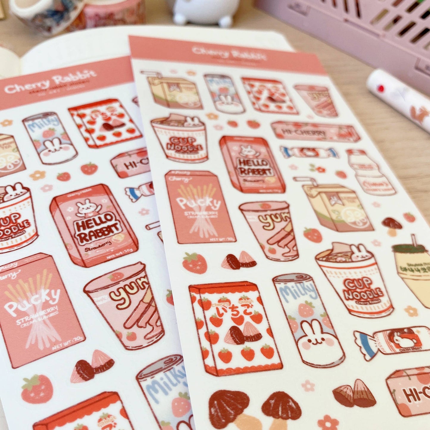 Snacks Sticker Sheet