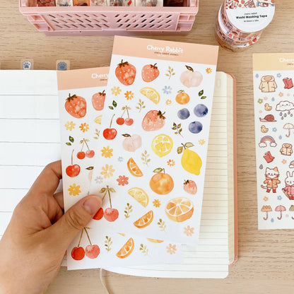 Fruits Sticker Sheet