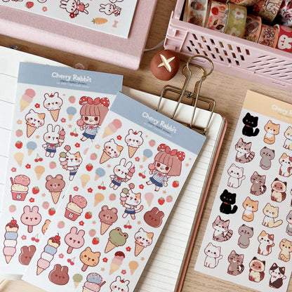 Ice-cream Sticker Sheet