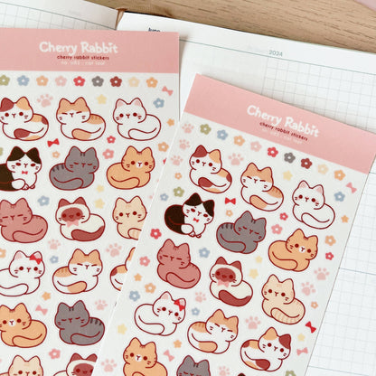 Cat Loaf Sticker Sheet