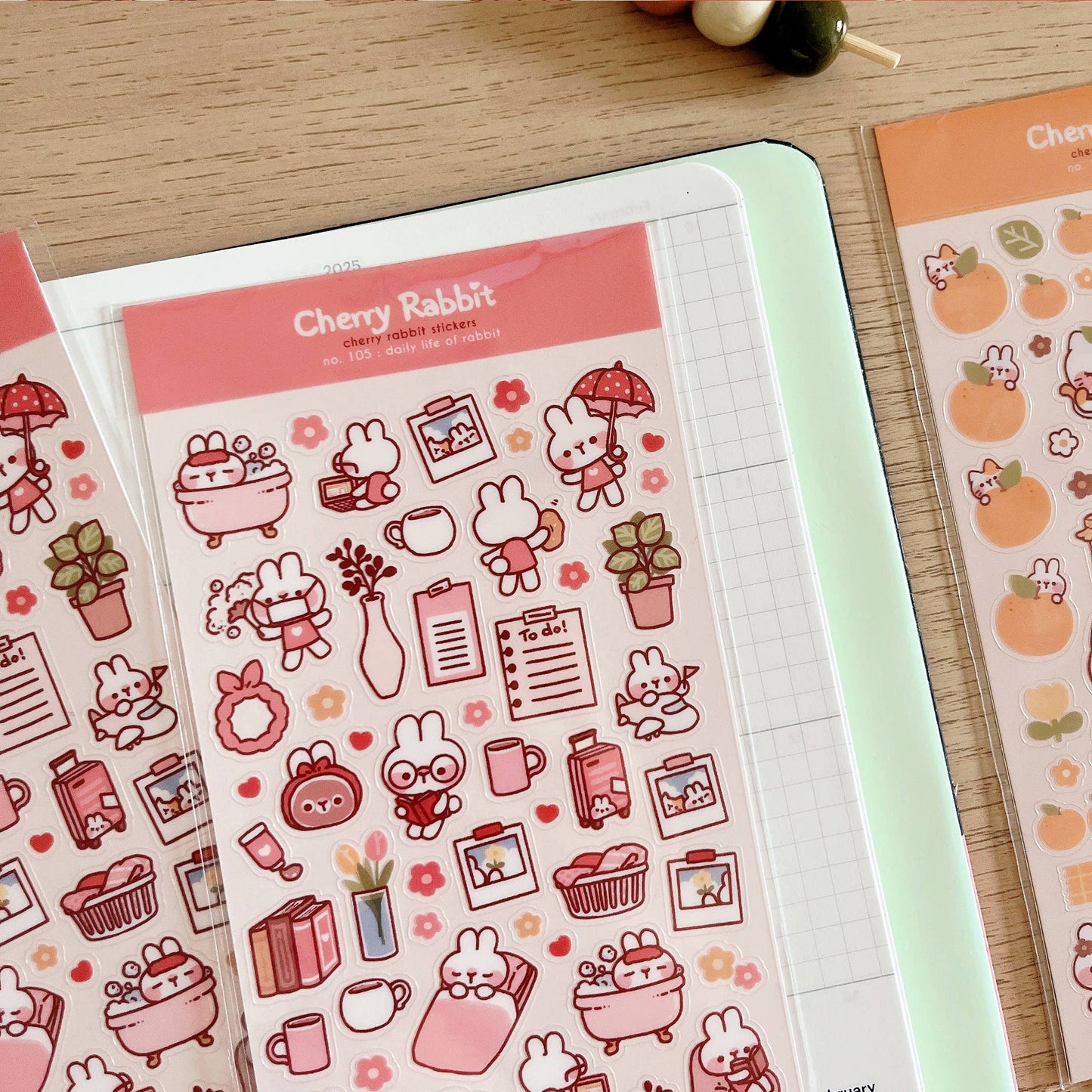 Daily Life of Rabbit Sticker Sheet