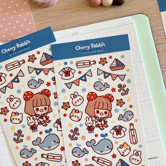 Sailor Friends Sticker Sheet