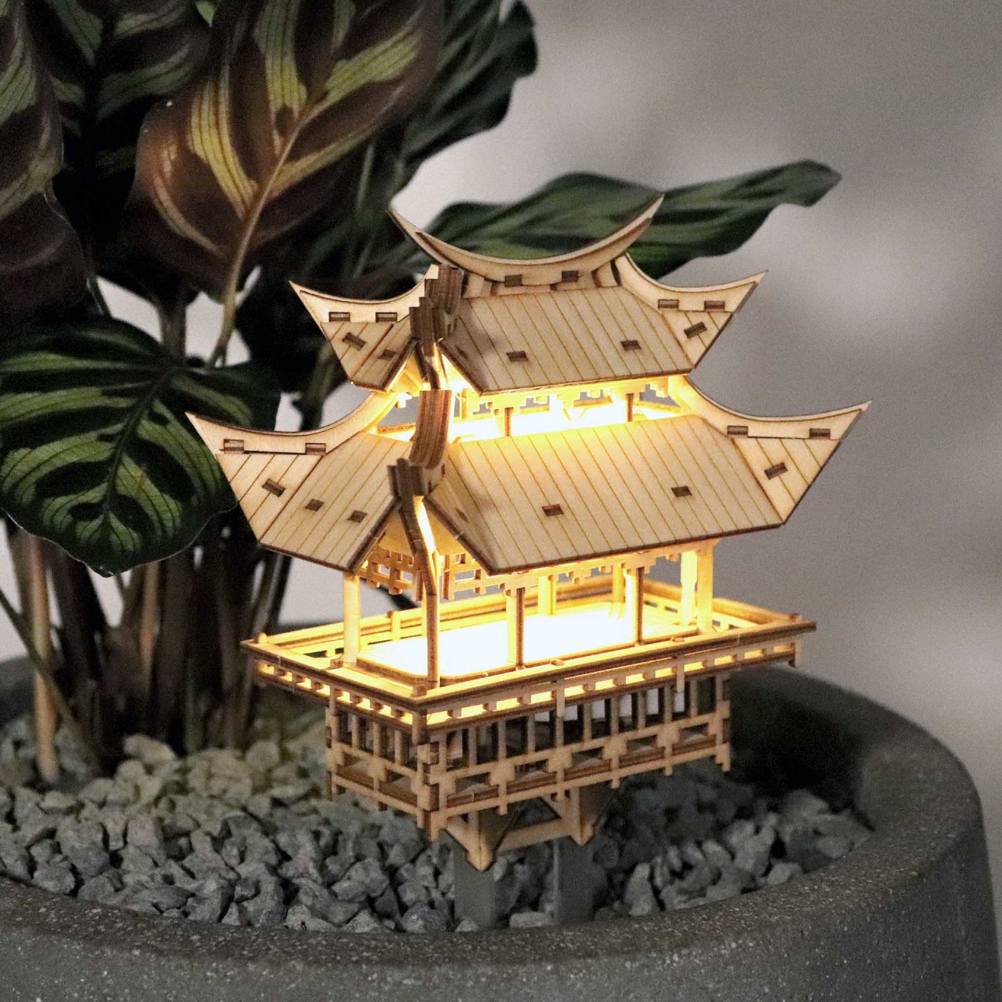 Laser Cut Model | Tiny Treehouses | Temple of Gratitude