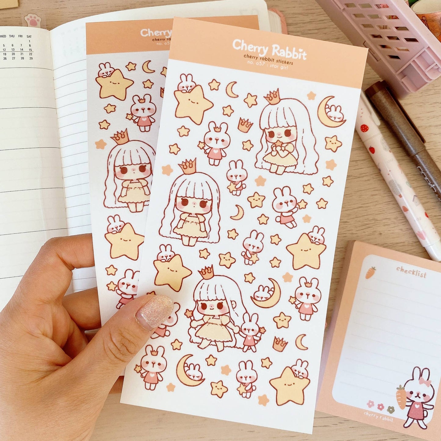 Star Girl Sticker Sheet