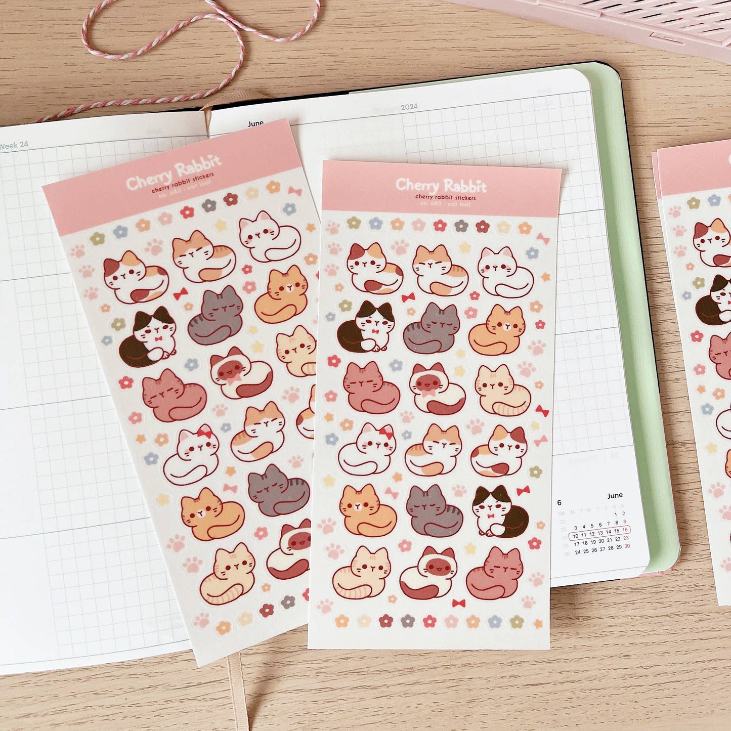 Cat Loaf Sticker Sheet