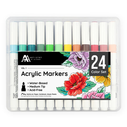 Altenew | Acrylic Marker 24 Colour Set - Vol. 1