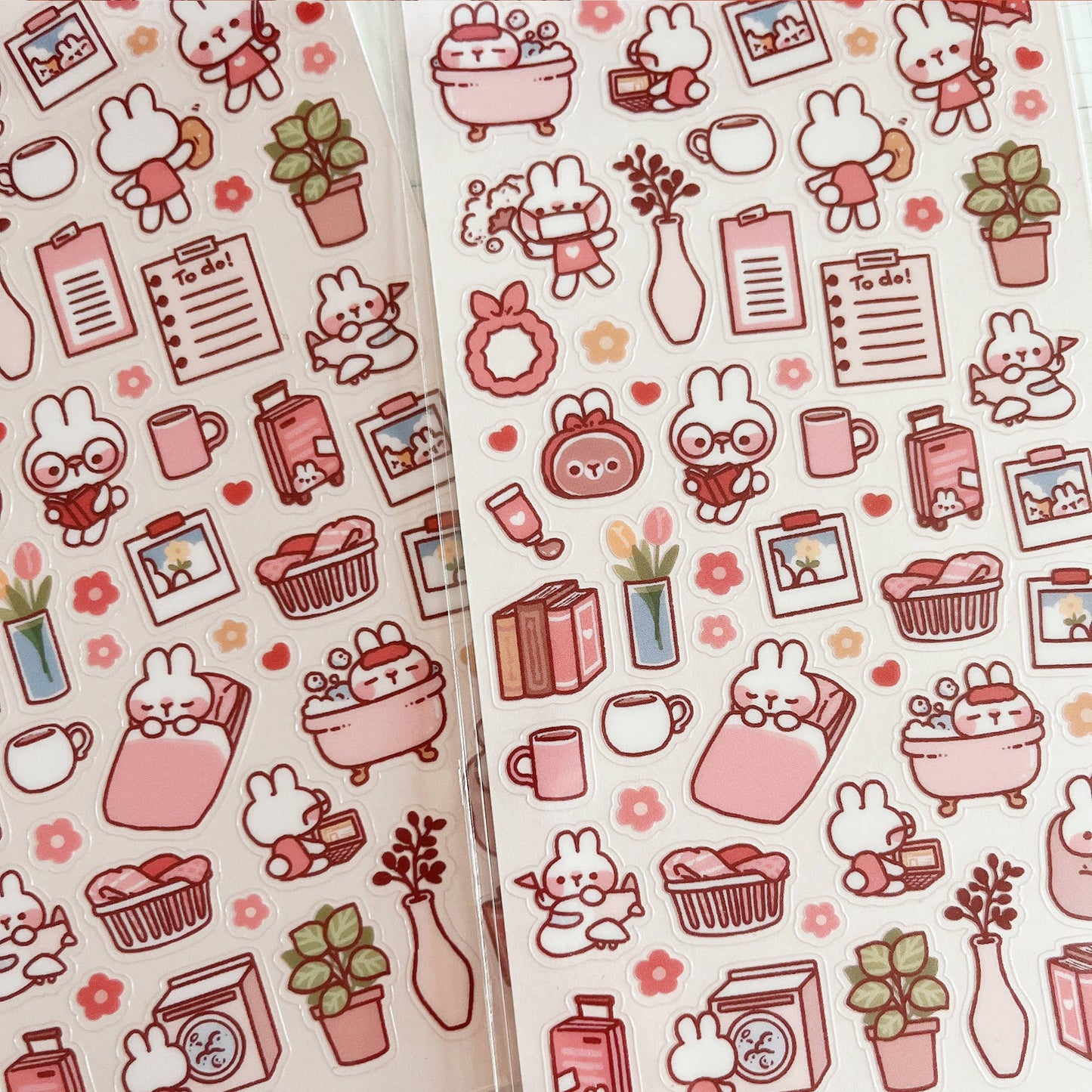 Daily Life of Rabbit Sticker Sheet