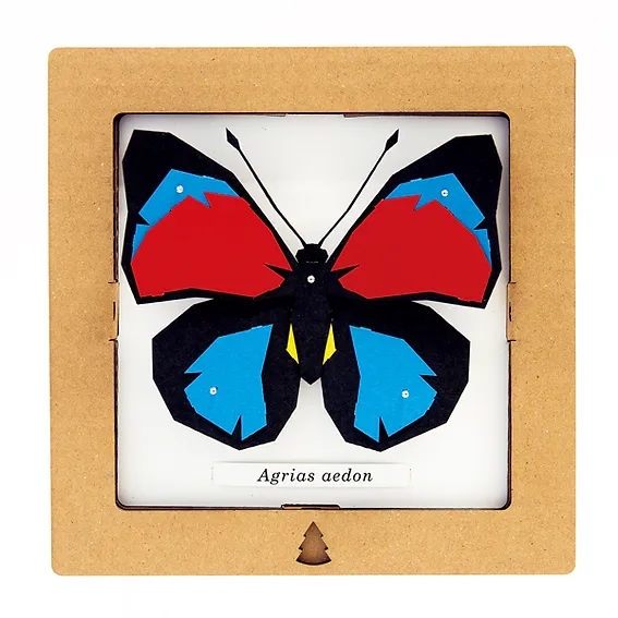 Bog Craft | SQAR | Red-Blue Butterfly - Agrias aedon | 03 |