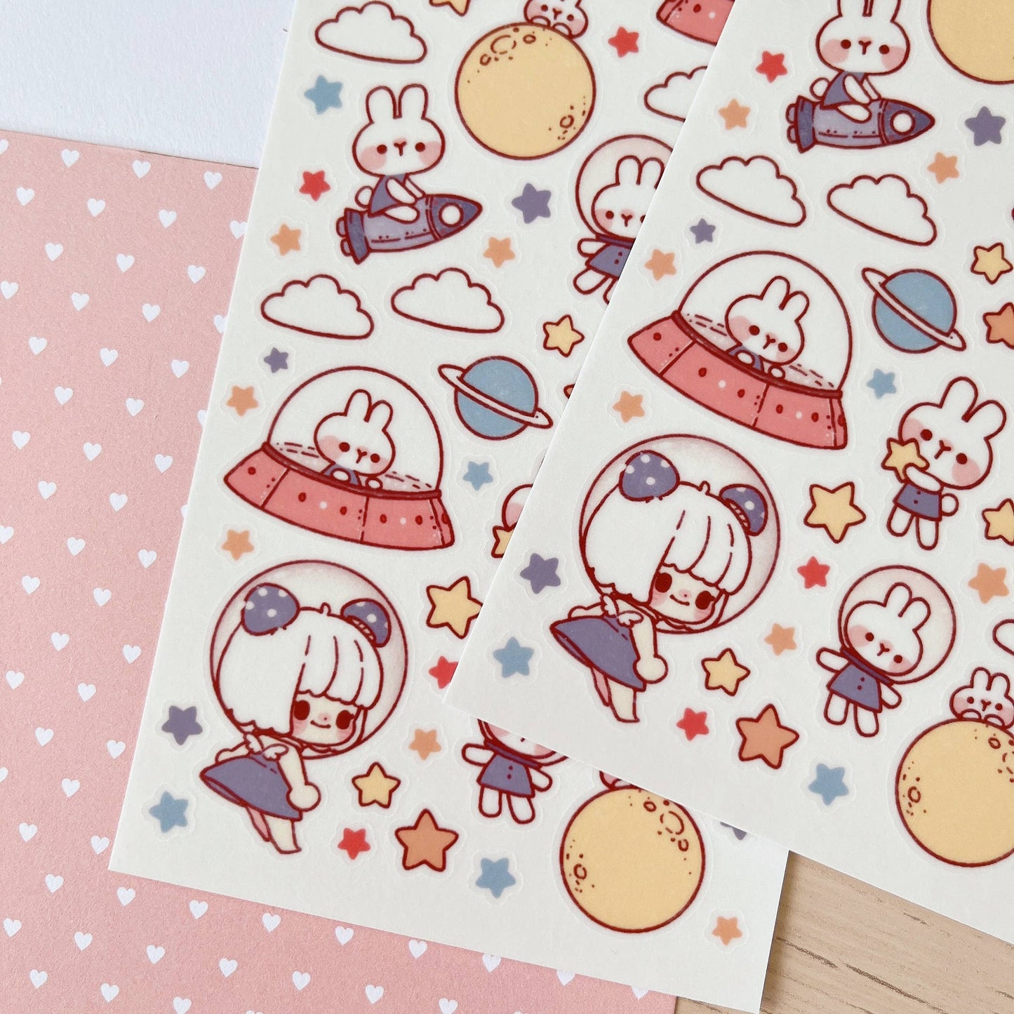 Space Adventure Sticker Sheet