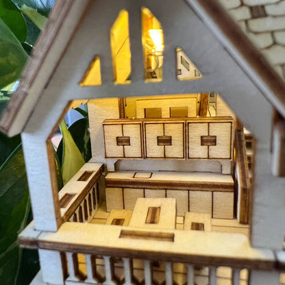 Laser Cut Model | Tiny Treehouses | Forest Cottage