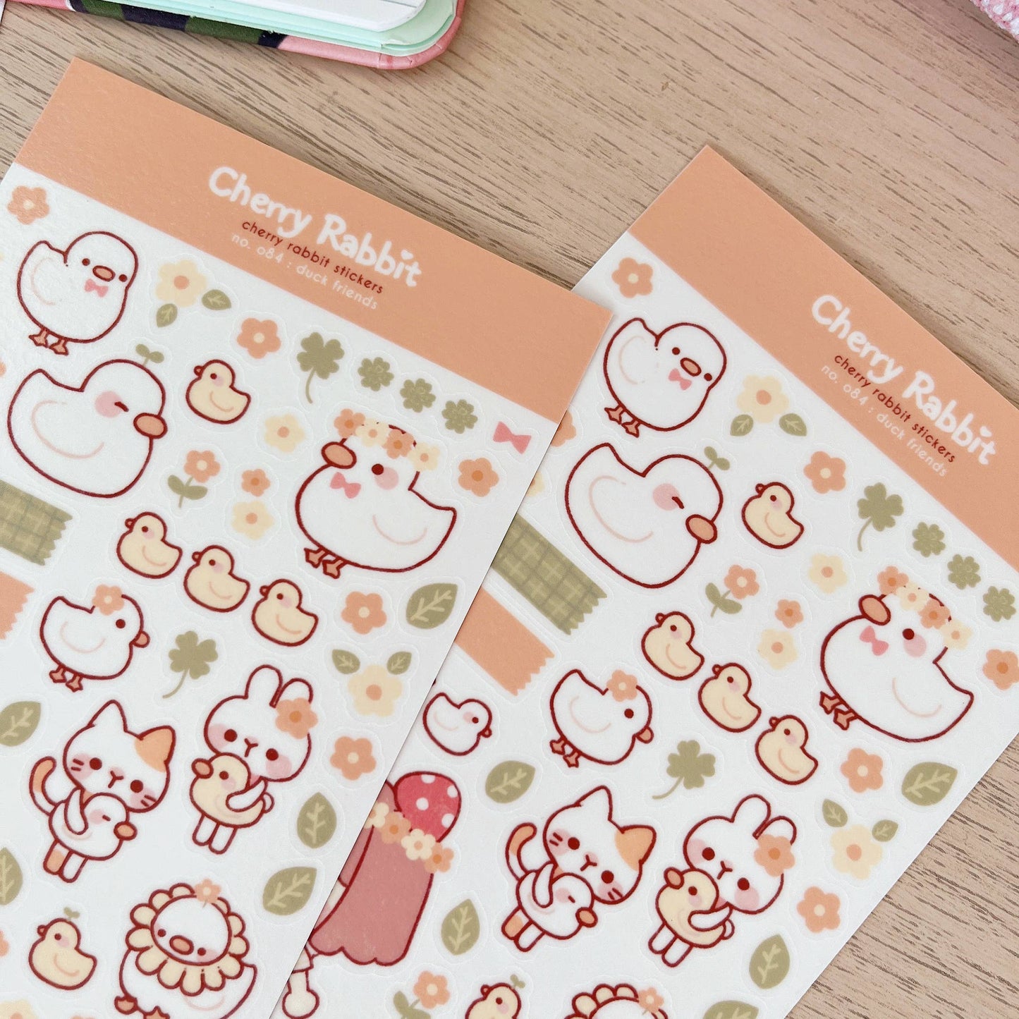 Duck Friends Sticker Sheet