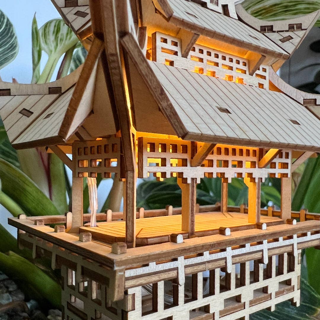 Laser Cut Model | Tiny Treehouses | Temple of Gratitude