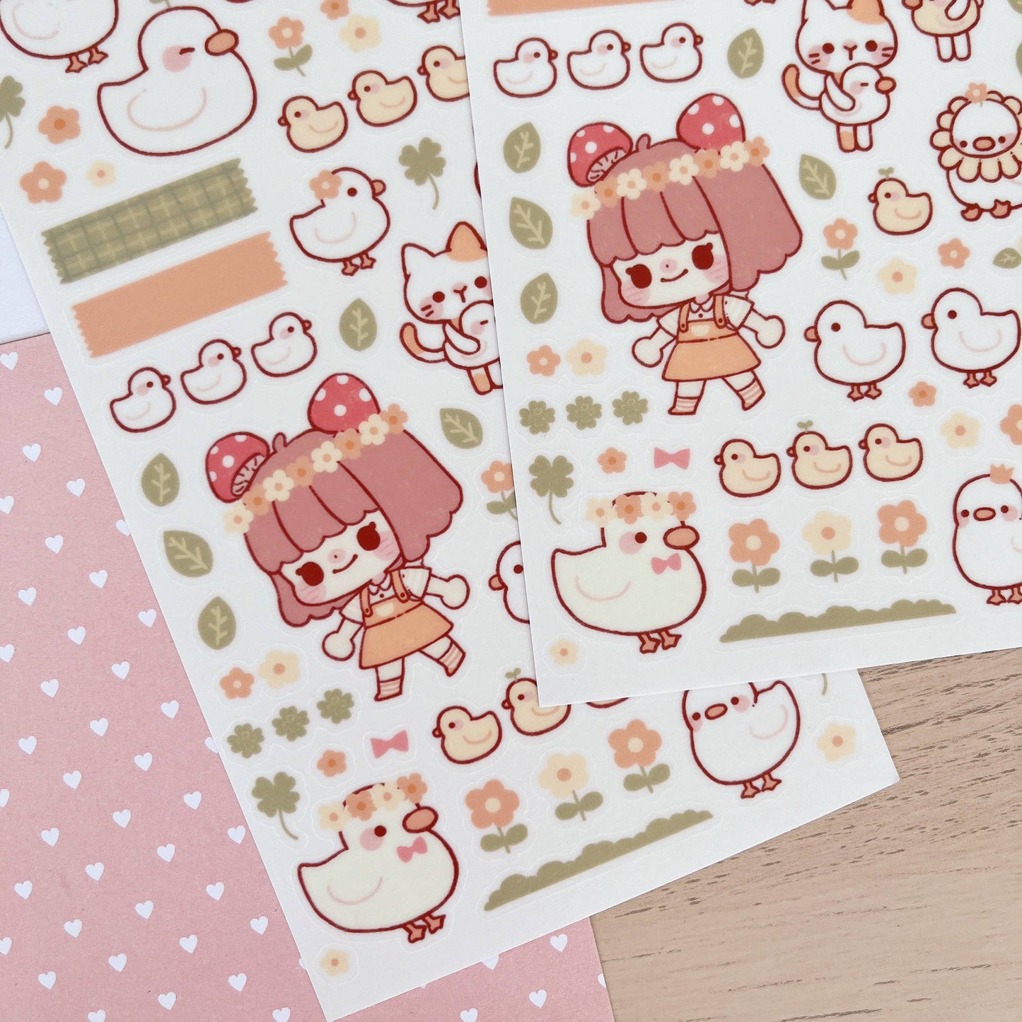 Duck Friends Sticker Sheet