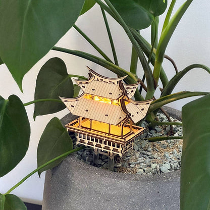 Laser Cut Model | Tiny Treehouses | Temple of Gratitude