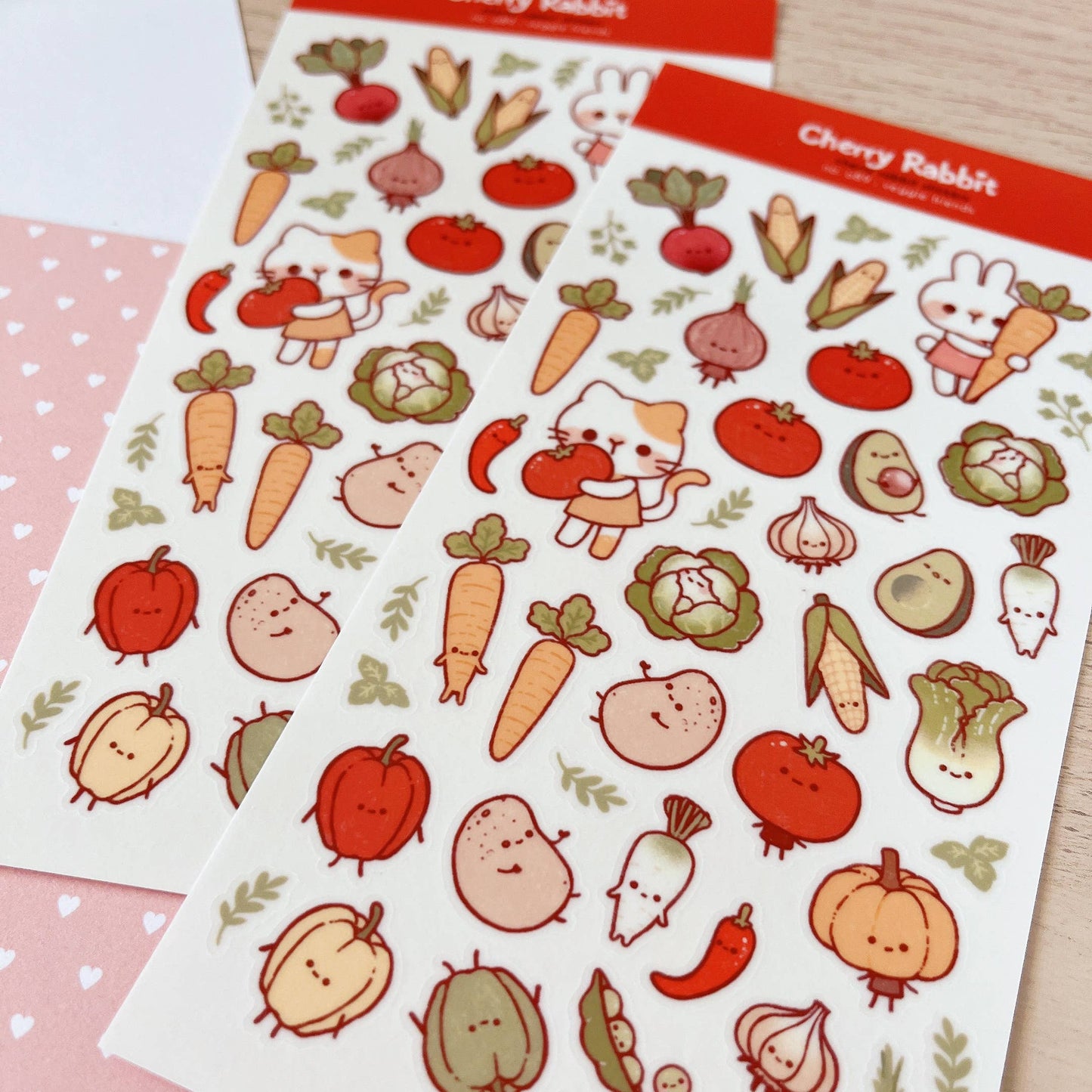 Veggie Friends Sticker Sheet