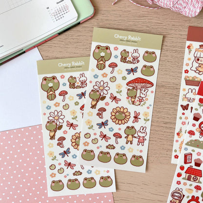 Frog Friends Sticker Sheet