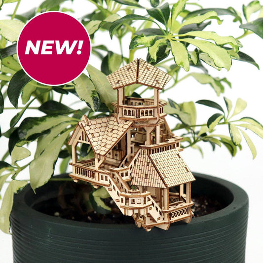 Laser Cut Model | Tiny Treehouses | Forest Cottage