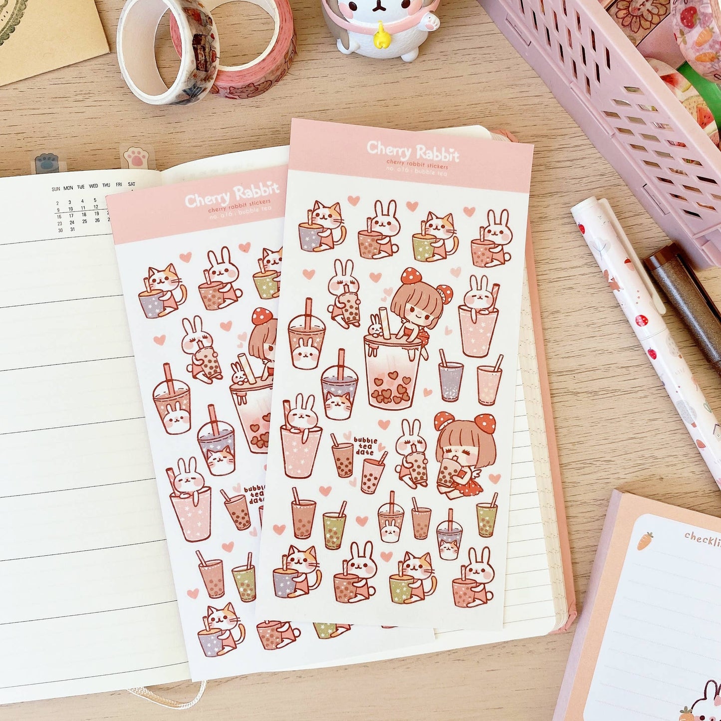 Bubble Tea Sticker Sheet