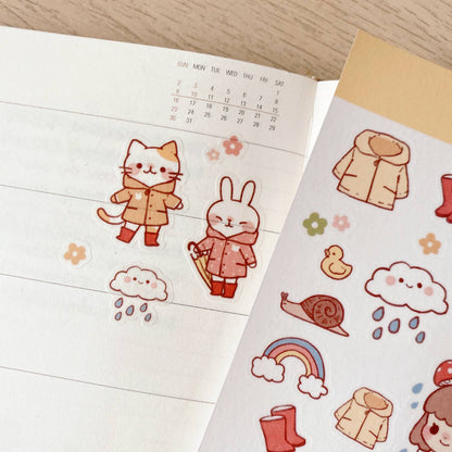 Rainy Days Sticker Sheet