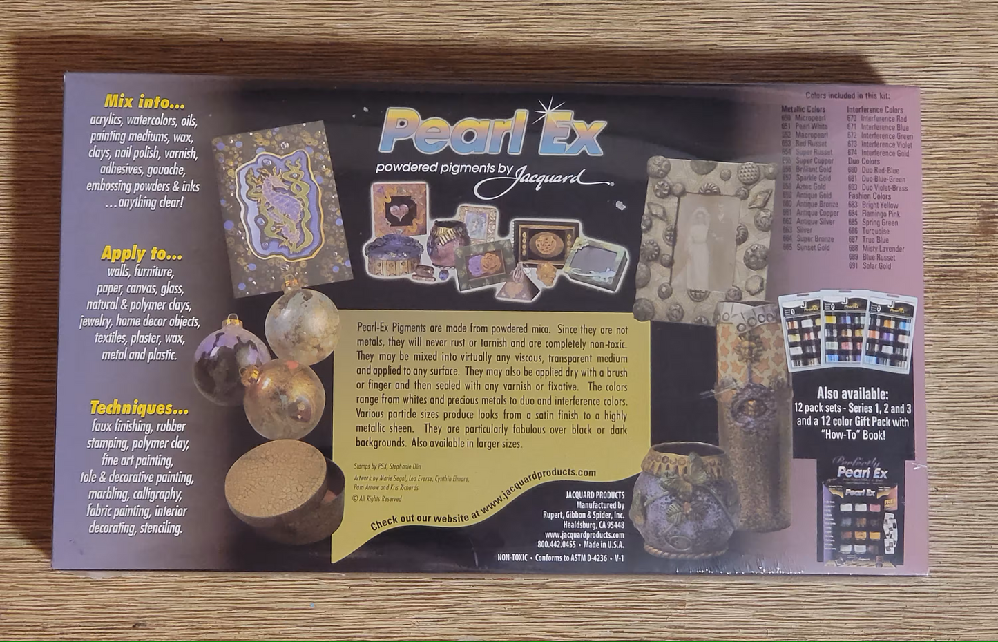 Jacquard Pearl Ex Pigment 3g 32 Pack