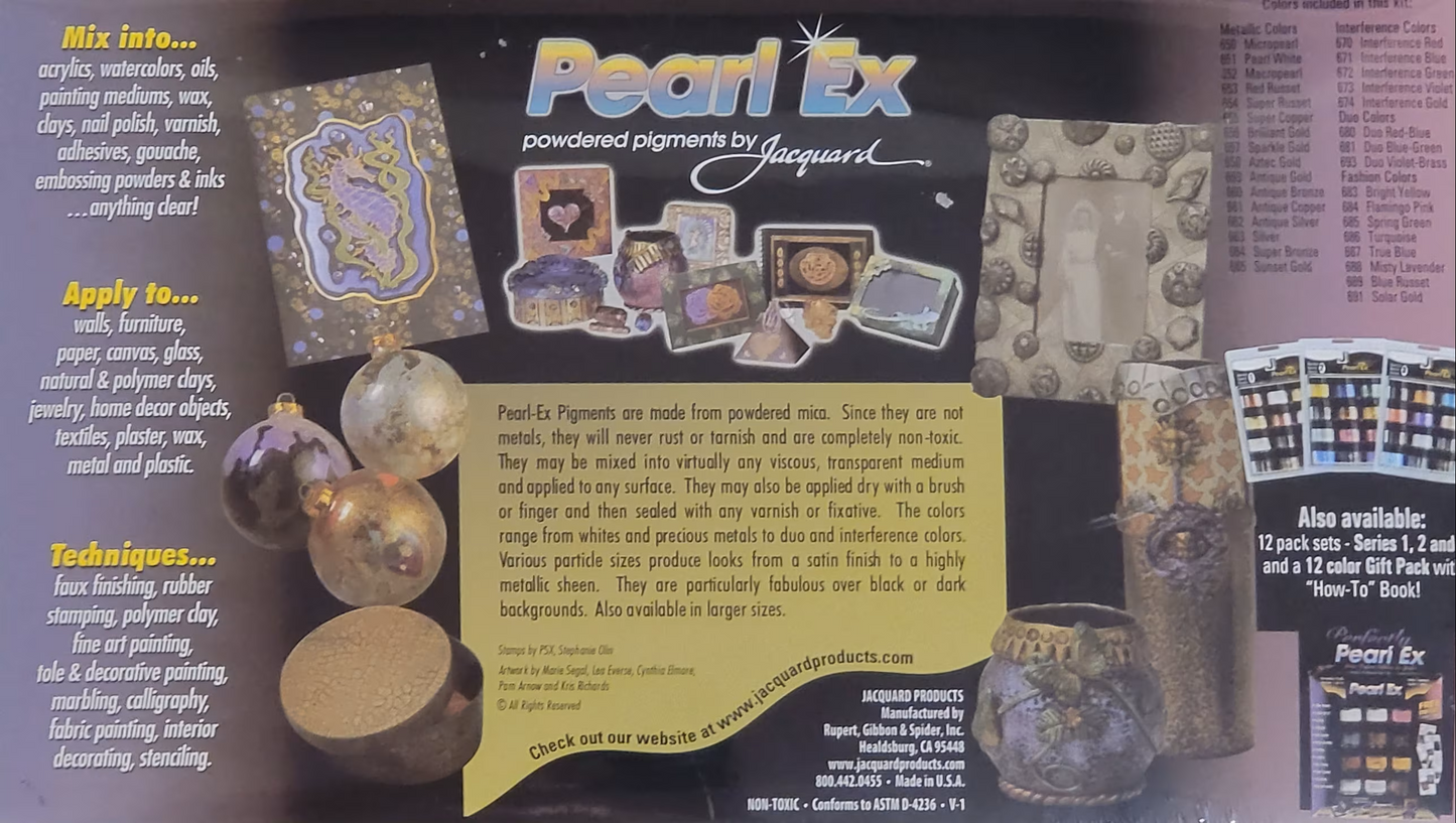 Jacquard Pearl Ex Pigment 3g 32 Pack