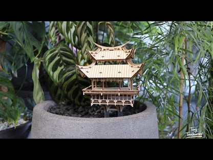 Laser Cut Model | Tiny Treehouses | Temple of Gratitude